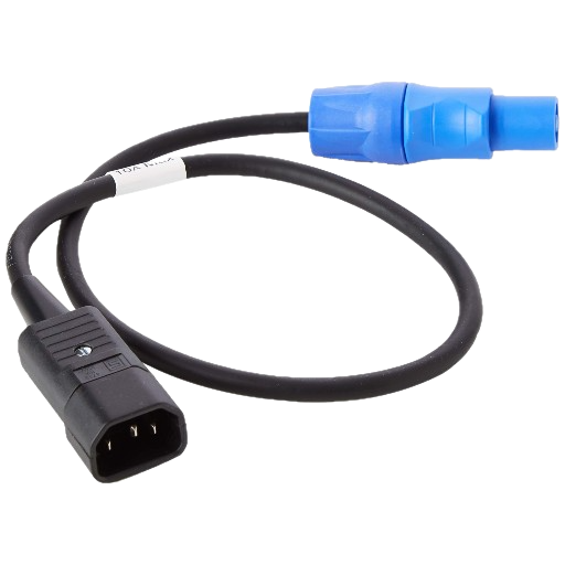 C14(F) - powerCON In (Blue) Cable — 1 m